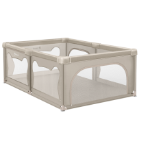 Lionelo LO-WILLOW BEIGE SAND Box per Bambini 0-48 M Recinto Neonato con Rete apribile Beige Sand