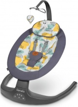 Lionelo RALF GREY CONCRETE Ralf Sdraietta Neonato Elettrica Max 9Kg Altalena Neonati Grey Graphite