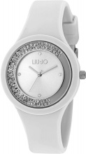 Liu Jo TLJ1417 Orologio da Donna 38mm Silicone Bianco Bianco Quarzo 3ATM