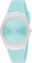 Liu Jo TLJ1737 Orologio Donna Analogico cassa Inox cinturino Silicone Azzurro