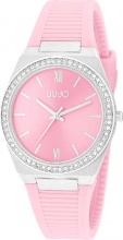 Liu Jo TLJ1738 Orologio Donna Analogico cassa Inox cinturino Silicone Rosa