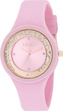 Liu Jo TLJ1762 Orologio Donna Analogico cassa Inox cinturino Silicone Rosa