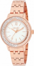 Liu Jo TLJ1919 Orologio Donna Analogico cassa cinturino Acciaio Oro Rosa Bianco