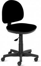 Living Design 0080G8N0121 Sedia da Ufficio con Ruote Tessuto Nero