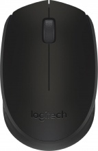 Logitech 910-004424 Mouse Wireless Ottico 2 tasti Rotella Nano USB Nero - M171