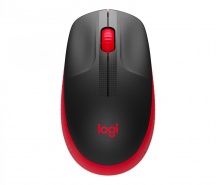 Logitech 910-005908 Mouse Wireless Ottico 1000 DPI colore Rosso  M190