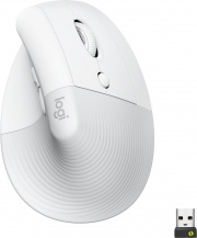 Logitech 910-006475 Mouse Lift Ergonomico Verticale Senza Fili USB Bianco