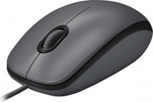 Logitech 910-006652 Mouse Ambidestro USB tipo A Ottico 1000 DPI Nero M100