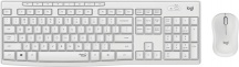 Logitech 920-009821 Tastiera e Mouse Wireless 3 Tasti Bianco  MK295 Silent Combo