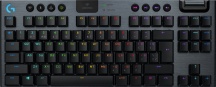 Logitech 920-010587 Tastiera Gaming RF senza fili + Bluetooth QWERTY Carbonio