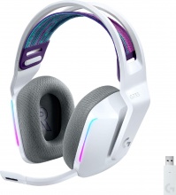 Logitech 981-000883 Cuffie Gaming Wireless Microfono, Colore Bianco - G G733
