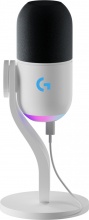 Logitech 988 000576 GX RGB Lightsync Microfono Condensatore RGB Gaming LightSync Bianco 988 000576 G Yeti GX