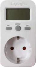Logitech E20066 Presa Shuko con Display Misuratore di Costi Energetici 230 V