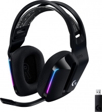 Logitech G733 BLACK Cuffie Gaming Wireless Microfono, Colore Nero - G G733