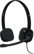 Logitech H151 Cuffie Gaming Microfono, Antirumore, Col. Nero