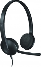 Logitech USB HEADSET H340 Cuffie con filo, Microfono, Col. Nero - H340