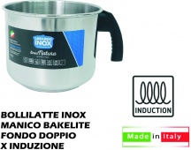 Lopardo Inox 990004 Bollilatte a Induzione in Acciaio Inox cm 10