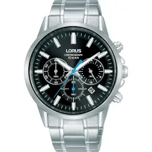 Lorus RT371KX9 Orologio Uomo Analogico Acciaio Calendario Cronometro