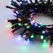 Lotti 30985 Catena Luminosa 7,20 Mt a Batteria con 180 Led Multicolor