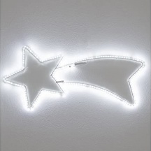 Lotti 64478 Stella Cometa 65 Cm Strip 192 Led 2M Gioco Di Luce Automatico
