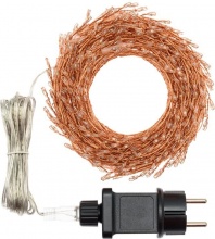 Lotti 68339 Catena Luminosa 10Mt Rgb Con 500 Microled Cavo Rame