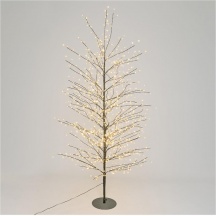 Lotti 76242 Albero di Natale �110x200h cm 1120 Microled colore Marrone Tiglio