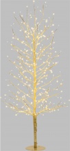Lotti 77829 Albero di Natale �60x120h cm 330 Microled colore Champagne Tiglio