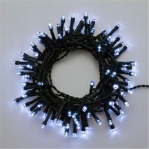 Lotti 30947 Luci Natalizie 96 luci led Bianco Batterie Batteria per Esterno