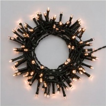 Lotti 32354 Luci Natalizie 48 luci led Bianco Batterie Batteria per Esterno