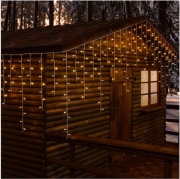 Lotti 33177 Luci Natalizie 182 led tenda 504 X 100 Bianco caldo 230V per Esterno