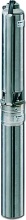 Lowara 4GS11M Pompa Elettropompa Centrifuga Multistadio 1.5 Hp pozzi 4" 873 mm