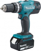 MAKITA DHP453RFE Trapano Avvitatore a Percussione  18V 3 Ah Litio