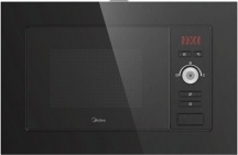 MIDEA MW 20 DI BK Forno Microonde da Incasso Combinato 20 Litri 800W 60 cm A++ Nero
