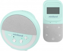 MINILAND 89629 Baby Monitor Audio Proiettore di Luce Sensore umidit� Azzurro