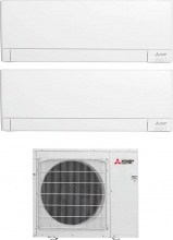 MITSUBISHI 2x MSZ-AY35VGKP + MXZ-2F53VF3 Climatizzatore Dual Split Inverter 12000+12000 Btu MSZAY3535VGKP