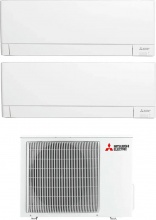 MITSUBISHI MSZ-AY25VGKP+AY25+MXZ-2F42VF4 Climatizzatore Dual Split Inverter 9+9 Btu R32 MXZ-2F42VF4 Serie AY