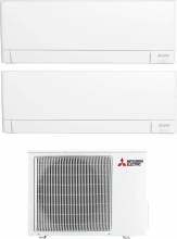 MITSUBISHI MSZ-AY25VGKP+AY35+MXZ-2F42VF4 Climatizzatore Dual Split Inverter 9+12 Btu R32 MXZ-2F42VF4 Serie AY