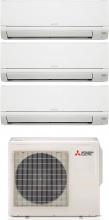 MITSUBISHI MSZ-DW25VF + MSZ-DW25VF + MSZ-DW35VF + MXZ-3HA50VFE1 Climatizzatore Inverter Trial 9+9+12 A++A+ MSZDW25+DW35+MXZ3HA50VFE1