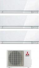 MITSUBISHI MSZ-EF252525VGKW + MXZ-3F68VF4 Climatizzatore Trial Split 9+9+9 MXZ-3F68VF4 Kirigamine Zen Serie EF