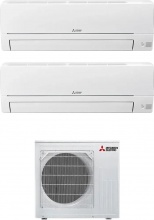 MITSUBISHI MSZ-HR25VFK + MSZ-HR35VFK + MXZ-2HA40VFE1 Climatizzatore Dual Split Inverter 9+12 Btu Condizionatore MSZ-HR