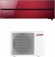 MITSUBISHI MSZ-LN25VG2R+MUZ-LN25VG2 Climatizzatore Inverter 9k Btu Monosplit A+++A+++ Rosso Kirig. Sty.