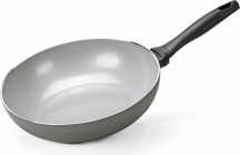 MONETA 0000994328 Wok Padella Antiaderente Induzione in Alluminio � 28 cm Melodia Finegres