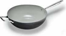 MONETA 005394332 Wok Padella Antiaderente Induzione in Alluminio 32 cm Finegres Armonia