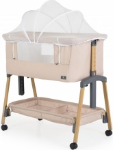 MONi ADORO KHAKI Lettino Culla Neonato da Campeggio Fianco Letto Co-sleeping Khaki - Adoro