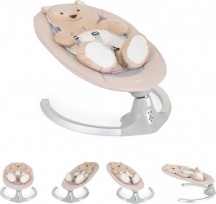 MONi ARI BEAR BEIGE Air Bear - Sdraietta Neonato Elettrica Max 9 Kg con Melodie Beige