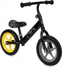 MONi ROBI000063 Bicicletta senza Pedali Cavalcabile Bambini 3A - 25 Kg Nero - Balance Bike