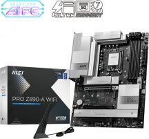 MSI 911-7E32-004 Scheda Madre Z890 LGA1851 ATX DDR5 256GB 4xM.2 Wi-Fi 7 5GbE - PRO Z890-A WIFI