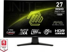 MSI MAG 274CQF Monitor PC Curvo 27" VA Wide Quad HD HDMI Display Port classe F