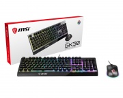 MSI S11-04IT601-CLA Tastiera Vigor GK30 Combo USB QWERTY Nero