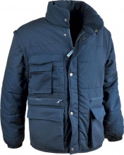 MYDAY 9045QL Giubbotto da lavoro poliesterecotone Chiusura zipbottoni Tg L Blu 9045Q